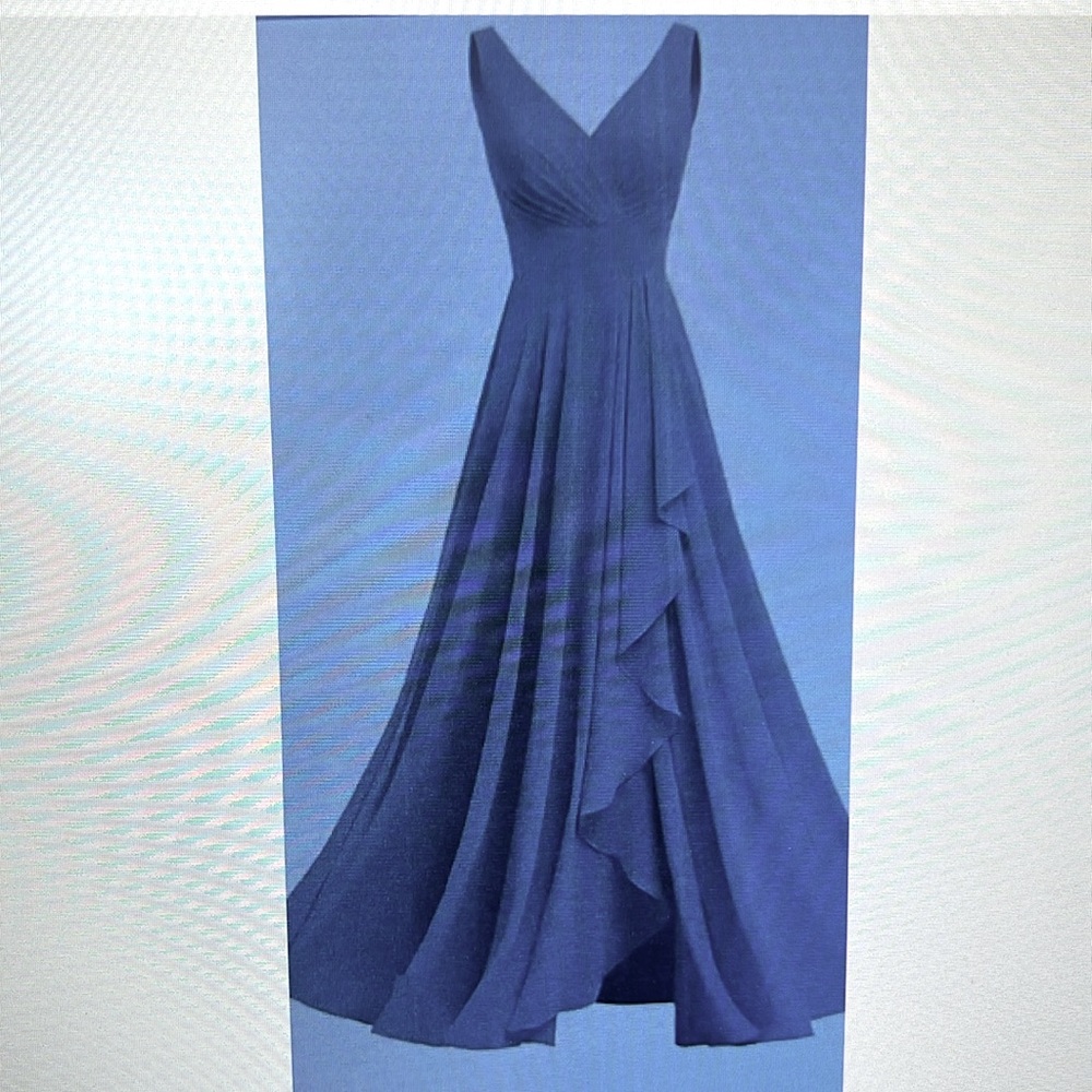 Blue wedding Guest/Bridesmaid Dress Size 8